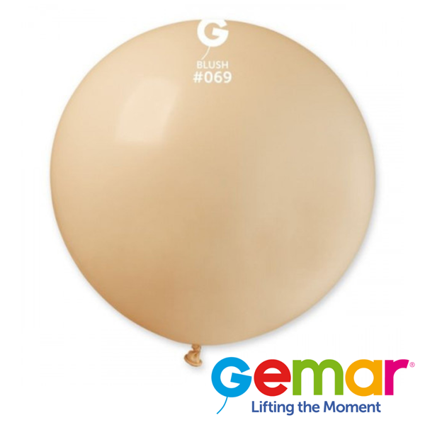 Gemar Standard Blush 31" (2.5ft) Latex Balloons 10pk