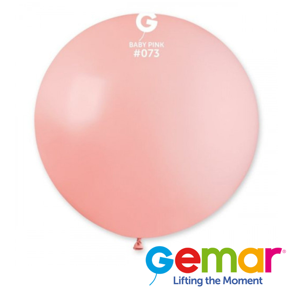 Gemar Macaron Baby Pink 31" (2.5ft) Latex Balloons 10pk