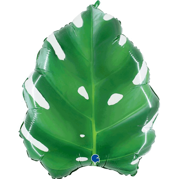 Shiny Tropical Plant Leaf 23" Foil Balloon