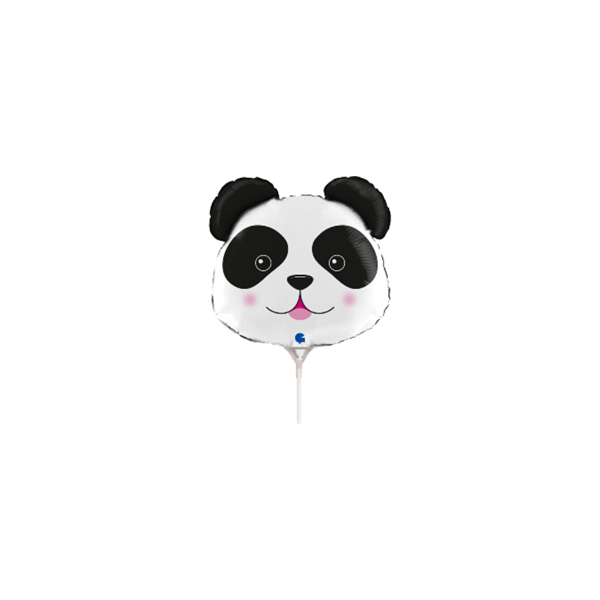Panda Animal Head 14" Mini Shape Foil Balloon