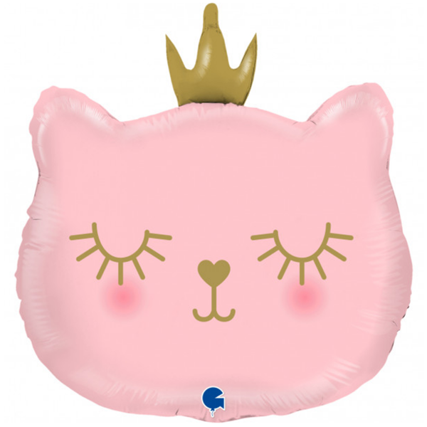 Pink Princess Cat 26" Foil Balloon