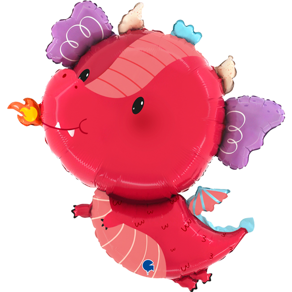 NEW Grabo Funny Dragon 29" Large Foil Balloon