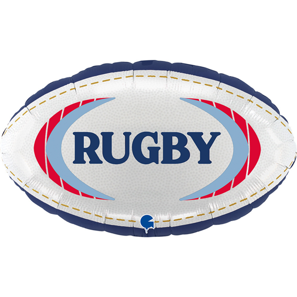 NEW Grabo Rugby Ball 20" Large Foil Balloon