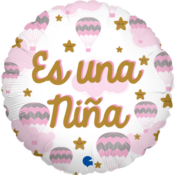 Es Una Nina Pink 18" Foil Balloon
