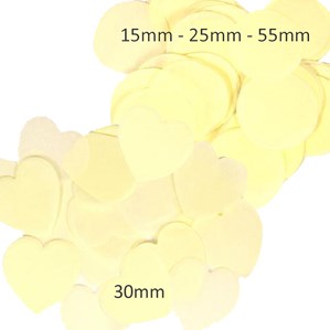 Ivory Tissue Confetti