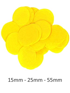 Yellow Tissue Confetti