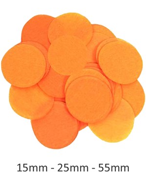 Orange Tissue Confetti