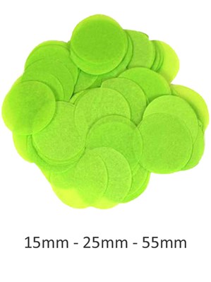 Lime Green Tissue Confetti
