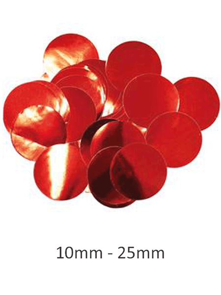 Oaktree Metallic Red Foil Confetti