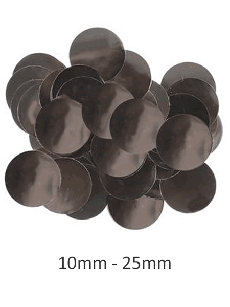 Oaktree Metallic Black Foil Confetti
