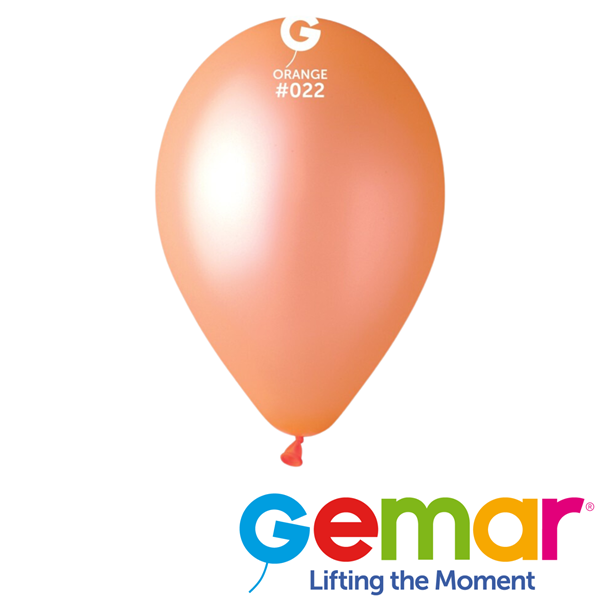 Gemar Neon Orange 11" Latex Balloons 50pk