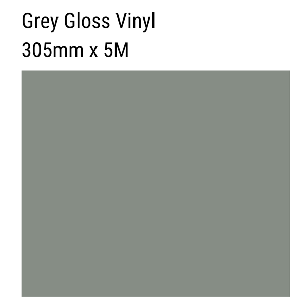Ritrama Grey Gloss Vinyl 305mm x 5M