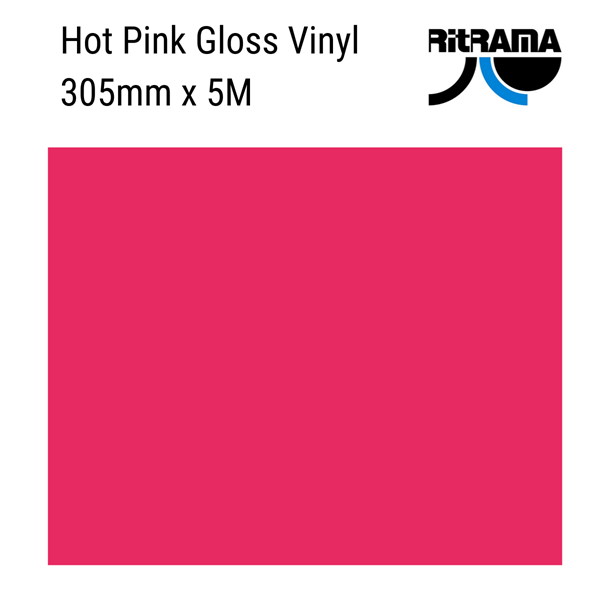 Ritrama Hot Pink Gloss Vinyl 305mm x 5M