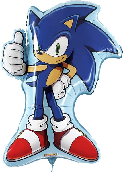 Sonic The Hedgehog 30" Large Shape Foil Balloon