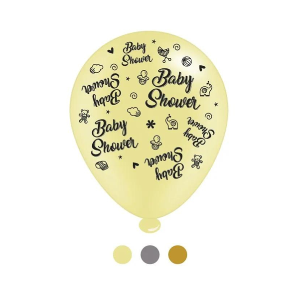 Baby Shower 10" Latex Balloons 8pk