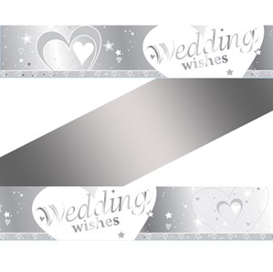 Wedding Wishes Foil Banner