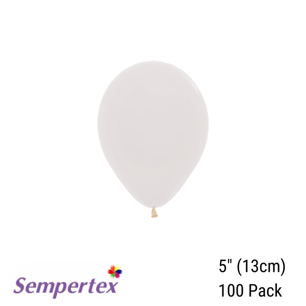 Sempertex Crystal Clear 5" Latex Balloons 100pk