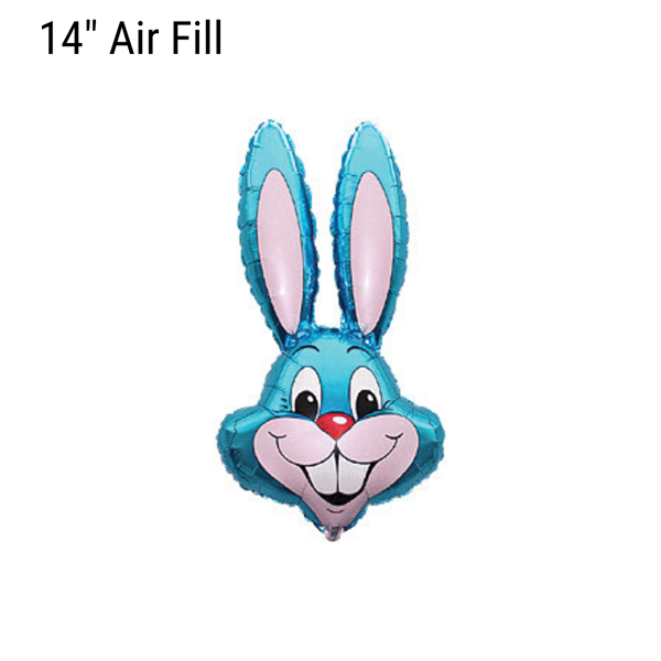 Blue Rabbit 14" Foil Balloon Loose
