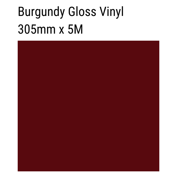 Ritrama Burgundy Gloss Vinyl 305mm x 5M