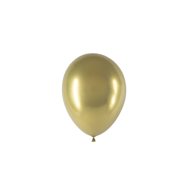 Decotex Pro Gold Chromium 5" Latex Balloons 50pk