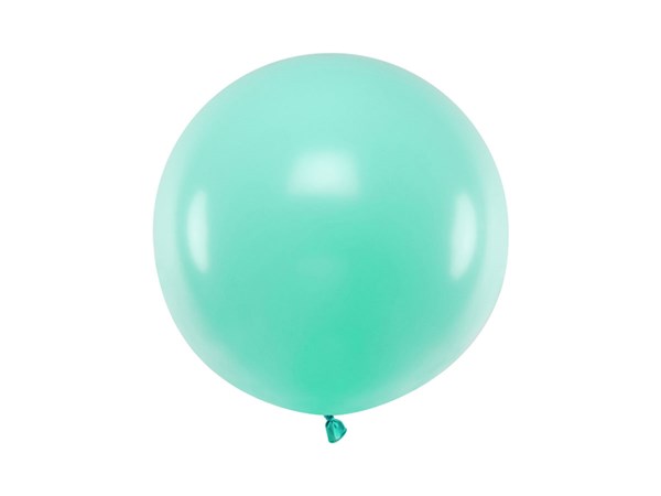 PartyDeco Pastel Light Mint 24" (60cm) Latex Balloon
