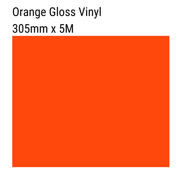 Ritrama Orange Gloss Vinyl 305mm x 5M