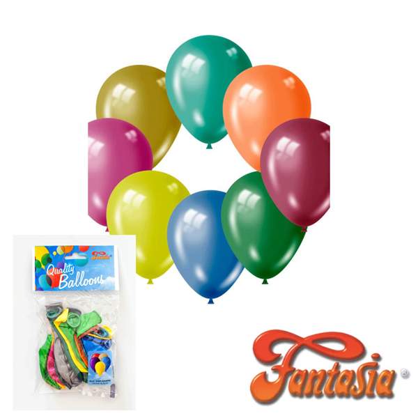 Fantasia Assorted Colour 12" Latex Balloons 20pk