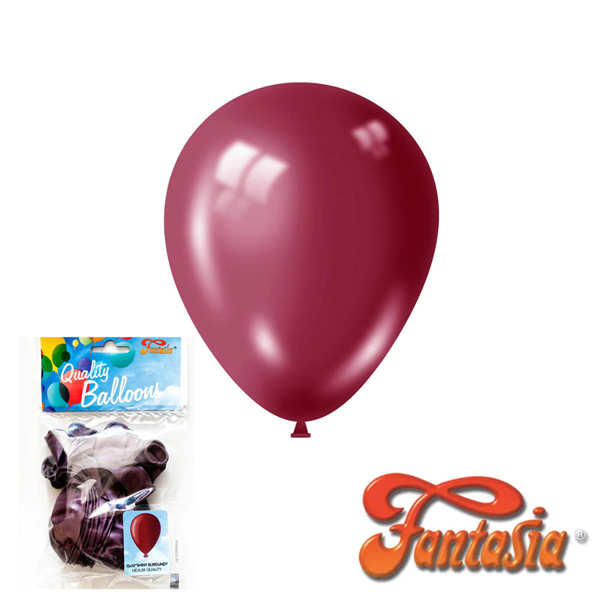 Fantasia Burgundy 12" Latex Balloons 20pk