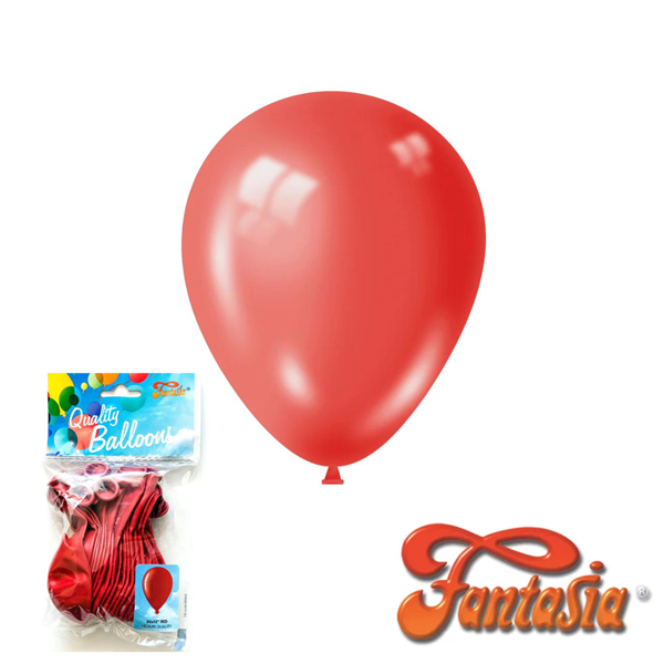 Fantasia Red 12" Latex Balloons 20pk