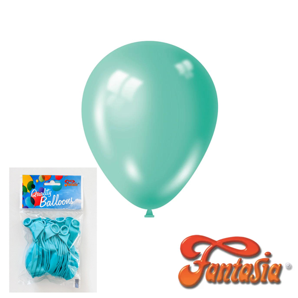 Fantasia Vintage Blue 12" Latex Balloons 20pk