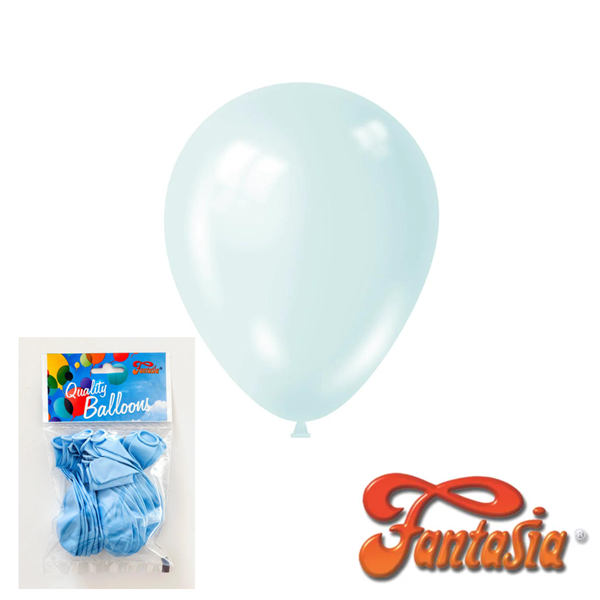 Fantasia Macaroon Blueberry 12" Latex Balloons 20pk