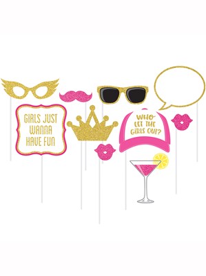 Deluxe Hen Party Photo Booth Props 10pk