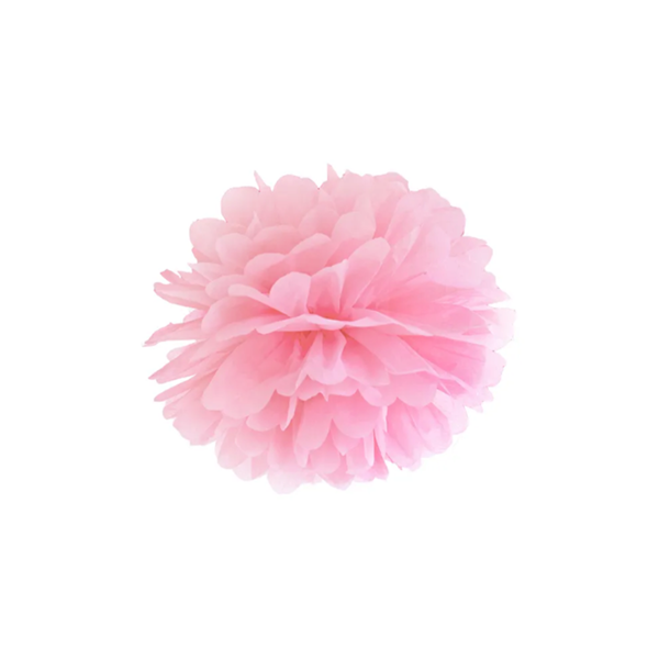 Light Pink Tissue Paper Pom Pom 25cm