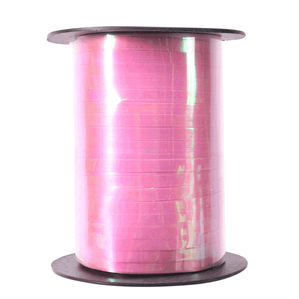 Iridescent Pink Curling Ribbon 250M