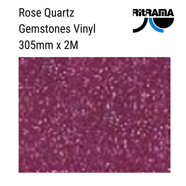 Gemstones Rose Pink Vinyl 305mm x 2M