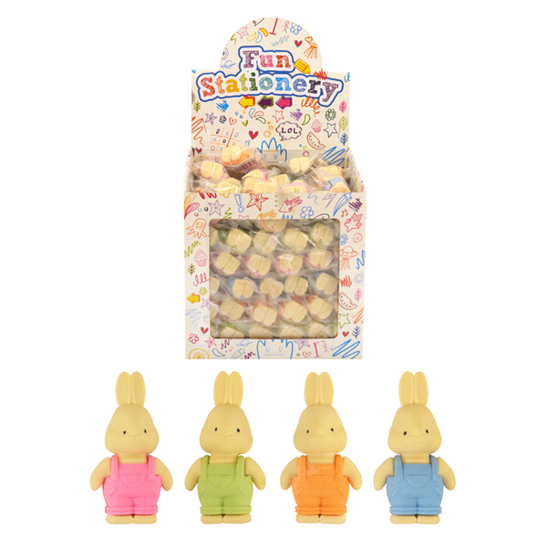 Rabbit Eraser Party Bag Favours - 96pk
