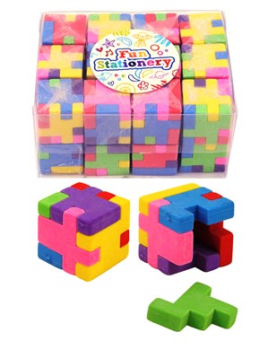Eraser Cube Party Bag Fillers 24pk