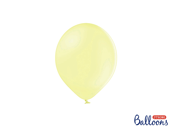 PartyDeco Pastel Light Yellow 5" (12cm) Latex Balloons 100pk