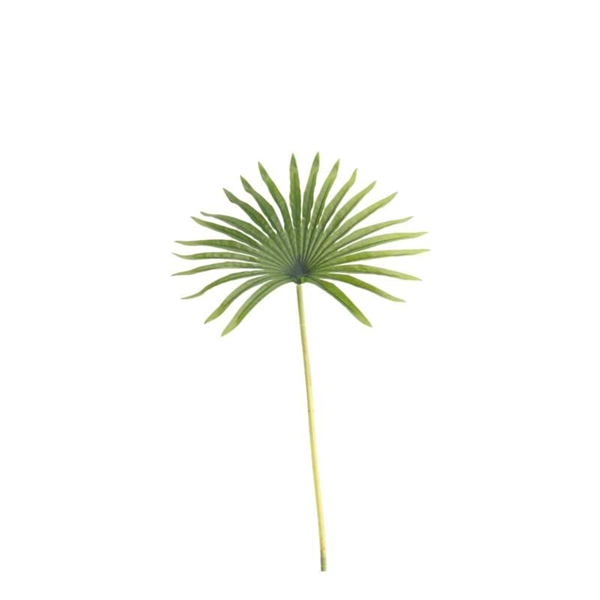 Real Touch Green Palm Fan 50cm