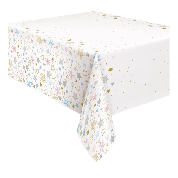 Twinkle Little Star Reusable Plastic Tablecover