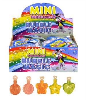 Mini Shaped Bubbles Bottles - 48pk