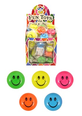 Smiley Face Yo-Yo Party Bag Favours - 72pk