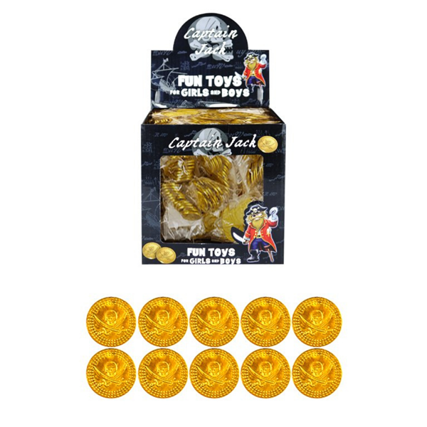 Gold Pirate Coins 84pk