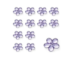 Lilac Wedding Flower Diamantes 28gm