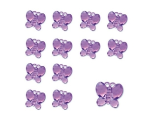 Purple Wedding Butterfly Diamantes 28gm