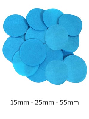 Turquoise Tissue Confetti
