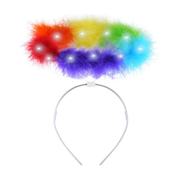Light Up Pride Angel Halo Headband