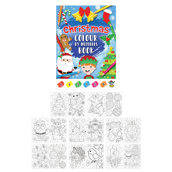 Christmas Mini Colouring Books 48pk