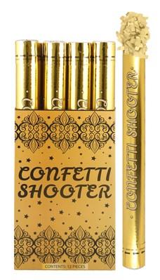 Gold Paper Confetti Shooter 50cm