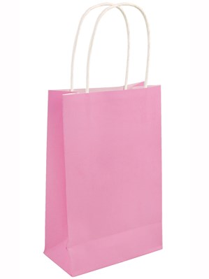 Henbrandt Small Light Pink Paper Gift Bag